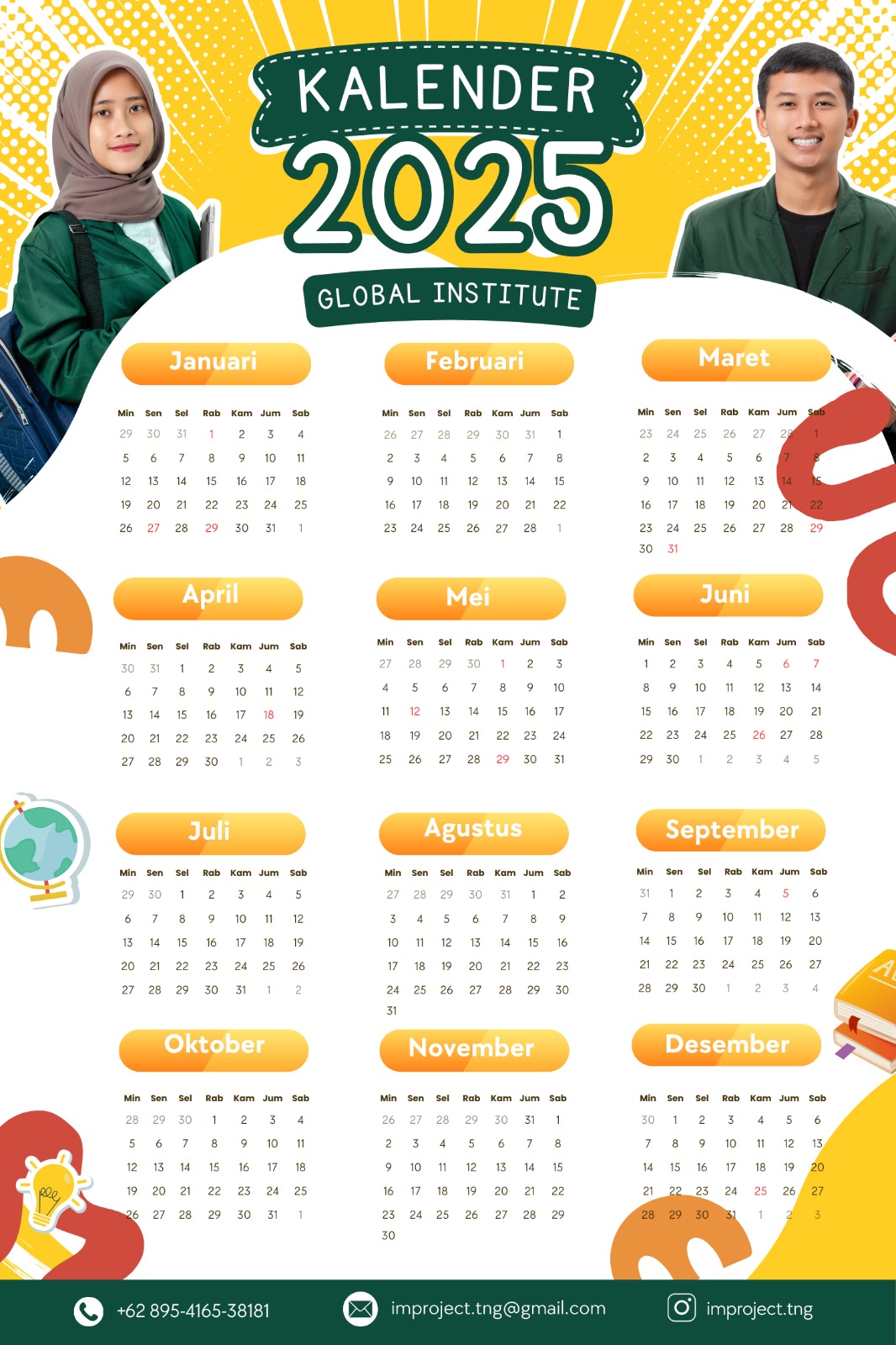 Kalnder Tahun 2026 1 Play