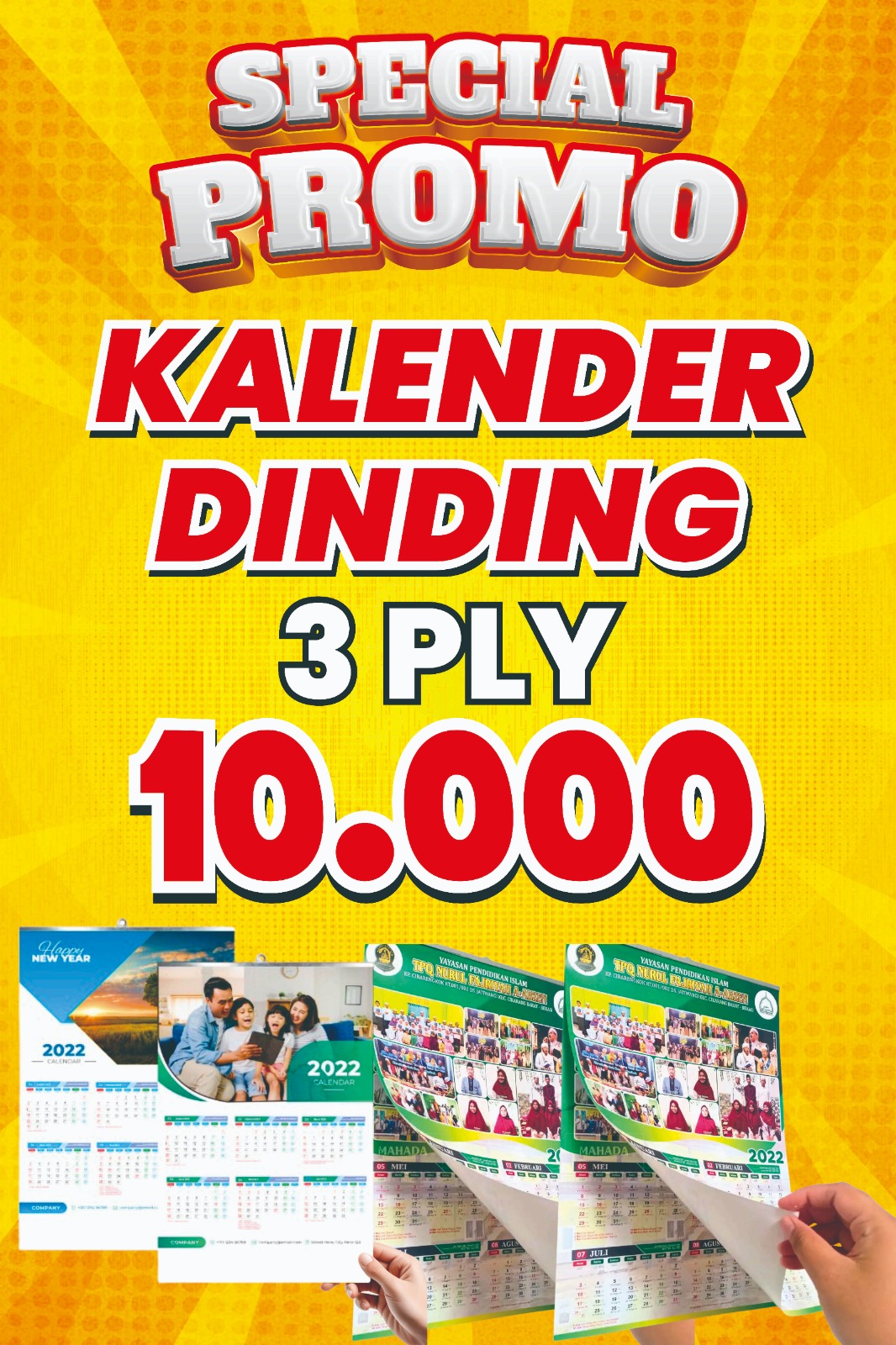 Kalender Dinding  3Play